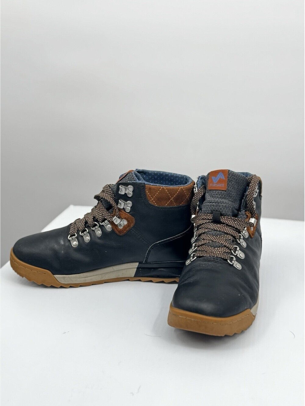 Forsake Patch Leather Hiking Boots Women’s 8.5 Black/Tan Outdoor Trail